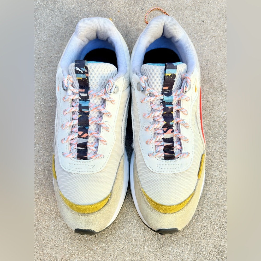 Puma City Rider HC Putty Cherry Cream Tan Sneakers Shoes EU 38 Womens 8 Kid 6.5 - Picture 5 of 10